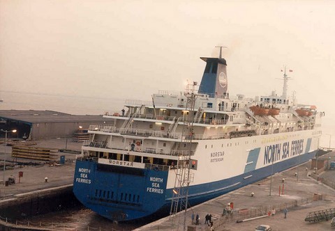 Le ferry Norstar en réel