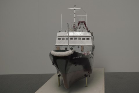 Maquette chalutier Jeanine Andrée