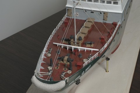 Maquette chalutier Jeanine Andrée