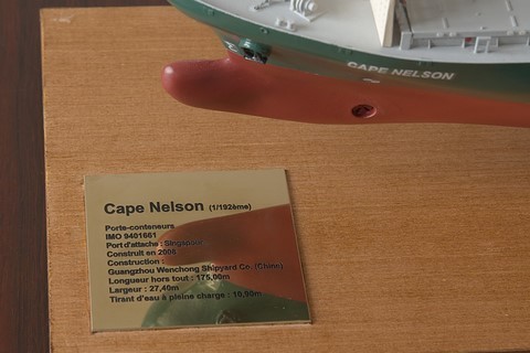 Maquette de bateau : porte-conteneur Cape Nelson