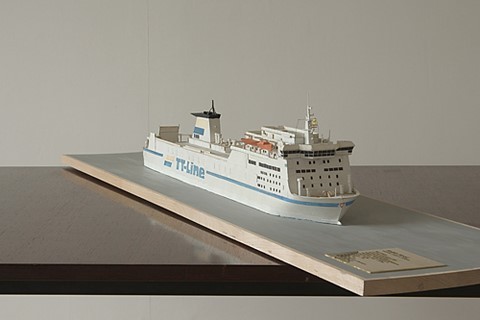 maquette du car-ferry Robin Hood