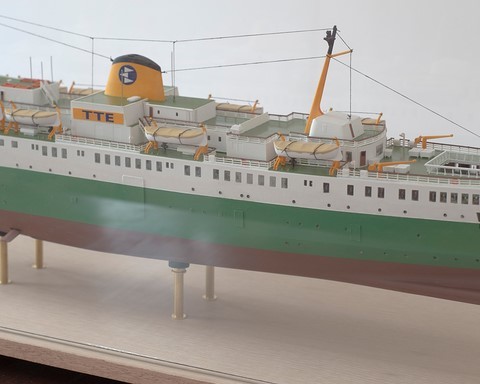 maquette du ferry Espresso Corinto