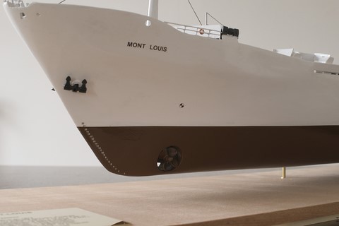 Maquette du roulier Mont-Louis