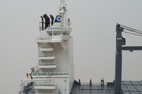 Maquette Du Porte-Conteneurs Frisia Rotterdam