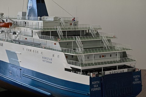 Maquette du ferry Norstar au 1/96e
